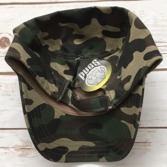 Pugs Gear Camo & Button Cadet Hat - Picture 3 of 5